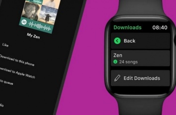Музыку из Spotify теперь можно слушать офлайн с Apple Watch