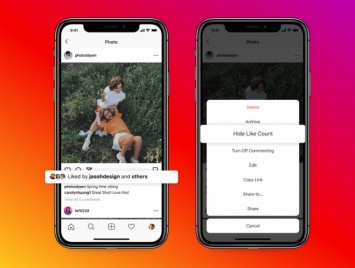 В Instagram теперь можно скрывать счетчик лайков