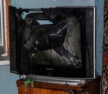 Взрыв телевизора вызвал пожар в одесской многоэтажке