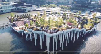 На Манхэттене открыли футуристический остров-парк - висит в воздухе (ФОТО, ВИДЕО)