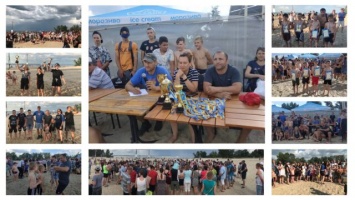 На пляже «Солнечном»состоялся чемпионат города по пляжной борьбе