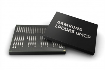 Samsung начала массовый выпуск многокристальных модулей памяти для смартфонов uMCP - LPDDR5 и UFS 3.1 в одном корпусе