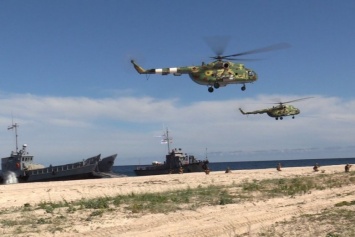 Украина при поддержке авиации высадила десант в районе Черного моря