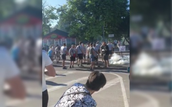 В Херсоне транспортный коллапс из-за протестной акции Нацкорпуса