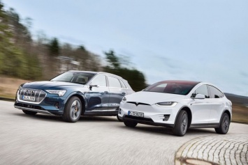 Обгонит ли электрический Tesla Model X обогнать Audi RS6 Avant?