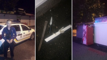В Никополе 42-летний мужчина пытался вскрыть торговый холодильник с напитками