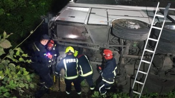 Под Ривне перевернулся автобус Киев-Вроцлав: много пострадавших (фото)