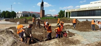 Как продвигается ремонт центральной площади Симферополя, - ФОТО