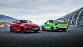 Audi представила новый RS3 с 400-сильным мотором: фото