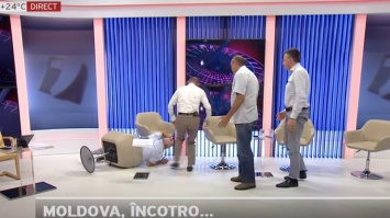 В Молдове политики подрались в прямом эфире (видео)