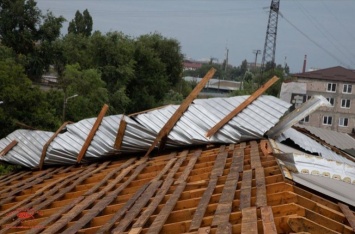 Дом инвалидов в Одессе остался без крыши из-за бури
