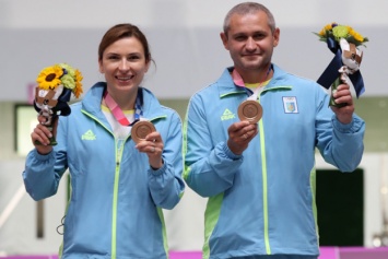 Стрелки из пневматического пистолета завоевали третью бронзовую медаль для украинской сборной на Олимпиаде в Токио