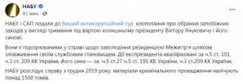 НАБУ и САП обратились с ходатайством об аресте Виктора и Александра Януковичей по делу о "Межигорье"