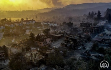 Лесные пожары в Турции. Фоторепортаж