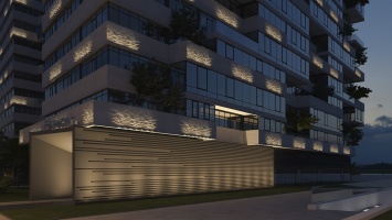 Авторская иллюминация Port City: как будет выглядеть популярный апарт-комплекс ночью