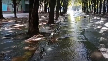 В Кривом Роге питьевая вода затопила всю улицу