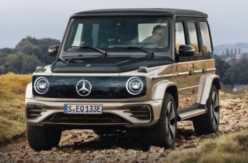 Новый электрический внедорожник Mercedes EQG впервые показали на фото