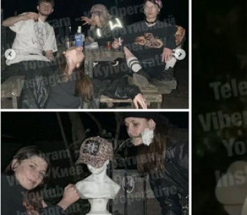 В сети установили личности подростков, которые устроили оргию на кладбище в Киеве