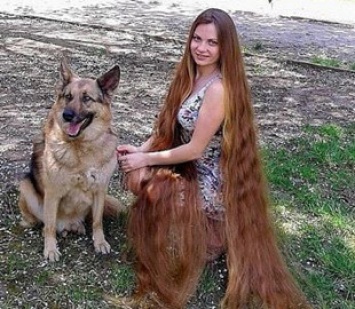 Украинка обрела мировую славу из-за длинных волос