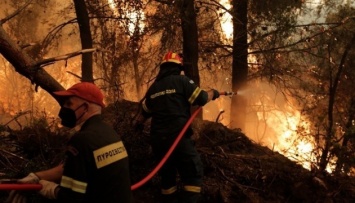 В Греции вспыхнул новый большой пожар, людей эвакуируют
