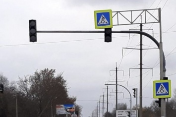 На одном из самых оживленных шоссе Херсона не работают светофоры