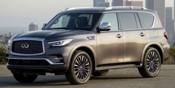 Infiniti QX80 обновился и получил большой экран мультимедийной системы