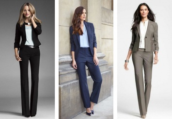 С чем носить женские классические брюки