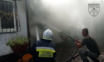 "Закарпатский легион" помог потушить пожар в Павлополе, - ФОТО