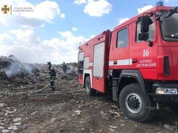 В Одесской области снова загорелась мусорная свалка - спасатели подозревают поджог