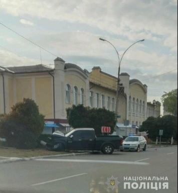 В Харьковской области мужчина сел пьяным за руль и на пикапе «Dodge» снес дерево, - ФОТО