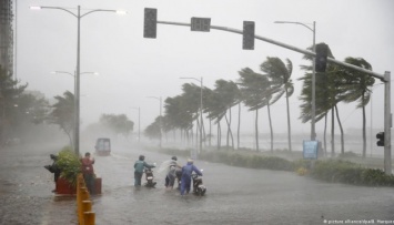 Мощный тайфун вызвал перебои с электроснабжением на Филиппинах