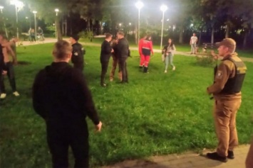 В Днепровском районе Киева в парке нетрезвые граждане напали на работников "Муниципальной охраны"