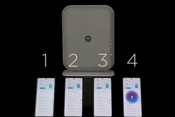 Motorola представила беспроводную зарядку для 4-х устройств на расстоянии 3-х метров