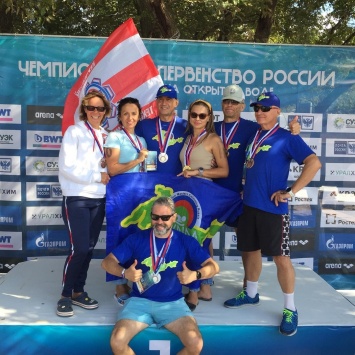 Крымчане завоевали 7 медалей на Чемпионате России по плаванию на открытой воде
