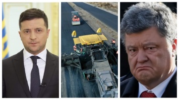 Зеленский или Порошенко: при каком президенте, по мнению украинцев, лучше ремонтировали дороги