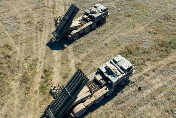 ВСУ отработали применение системы "Ураган" на границе с оккупированным Крымом (фото)