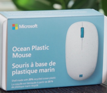Microsoft создала мышь из переработанного океанского пластика