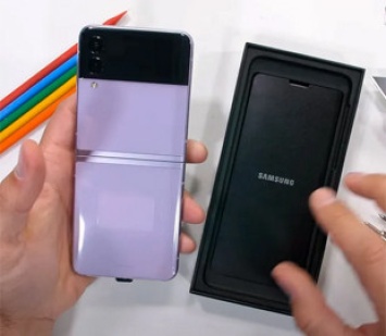 Samsung Galaxy Z Flip3 прошел тест на прочность