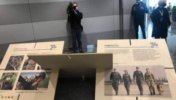 В аэропорту «Борисполь» открыли выставку об общих ценностях Украины и НАТО
