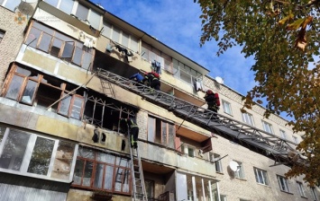 На Львовщине при пожаре в пятиэтажке пострадали дети