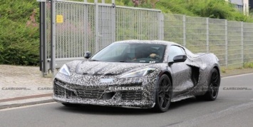Corvette E-Ray: новые фото гибридного спорткара