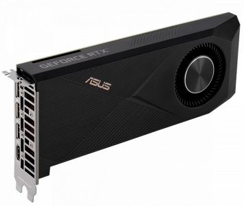 Видеокарта ASUS GeForce RTX 3070 Ti Turbo оснащена центробежным вентилятором