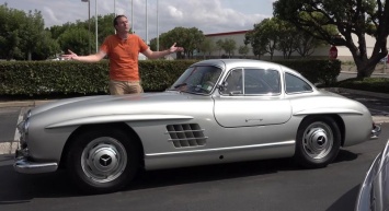 Блогер сделал обзор на легендарный Mercedes-Benz 300 SL (ВИДЕО)