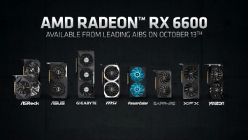 Видеокарта AMD Radeon RX 6600 в версиях от партнеров осталась без заводского разгона