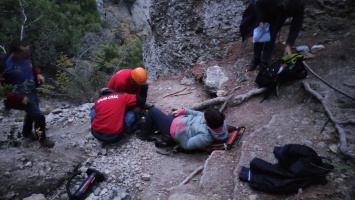 В горах под Судаком спасли троих туристов