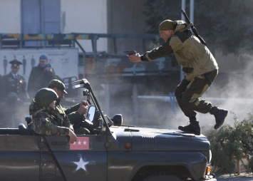 Появилось видео конфликта бойцов "Витязя" с военными из Чечни