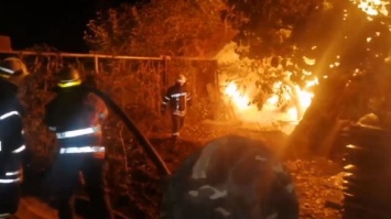 В Кривом Роге пожарные тушили 130 кв. м частного домовладения