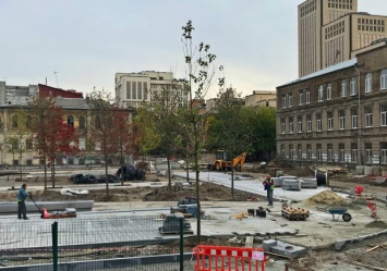 Реконструкция Успенской площади: что уже сделали (фото)