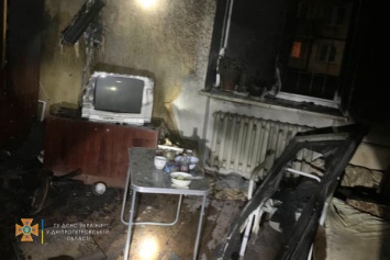 5% ожогов тела получил криворожанин из-за пожара в собственной квартире
