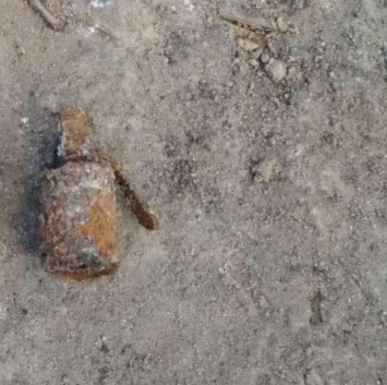 В Кривом Роге на территории учебного заведения откопали гранату